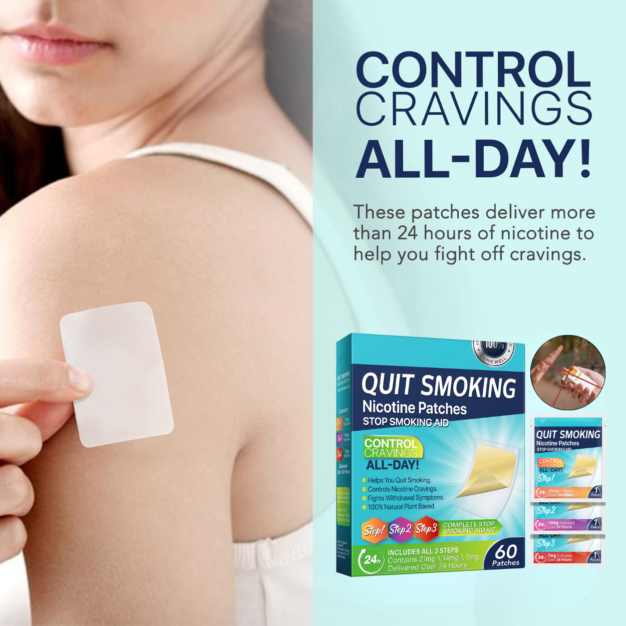 CraveControl™ Nicotine Patch System