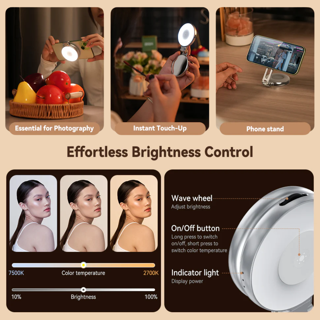 LUMEA - Magnetic Selfie Ring Light
