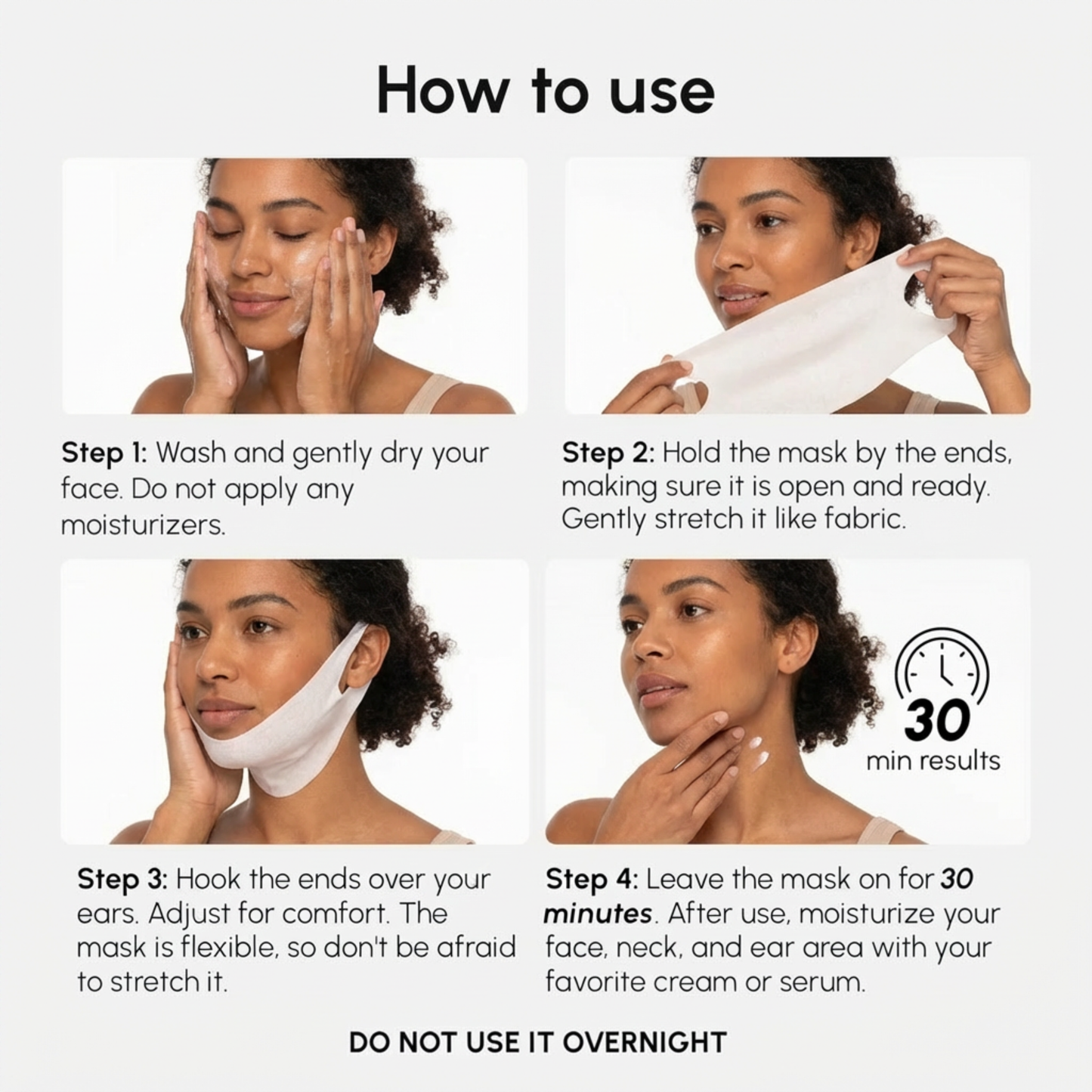 JAWLIFT® Mask — Sculpt the jawline in 30 min