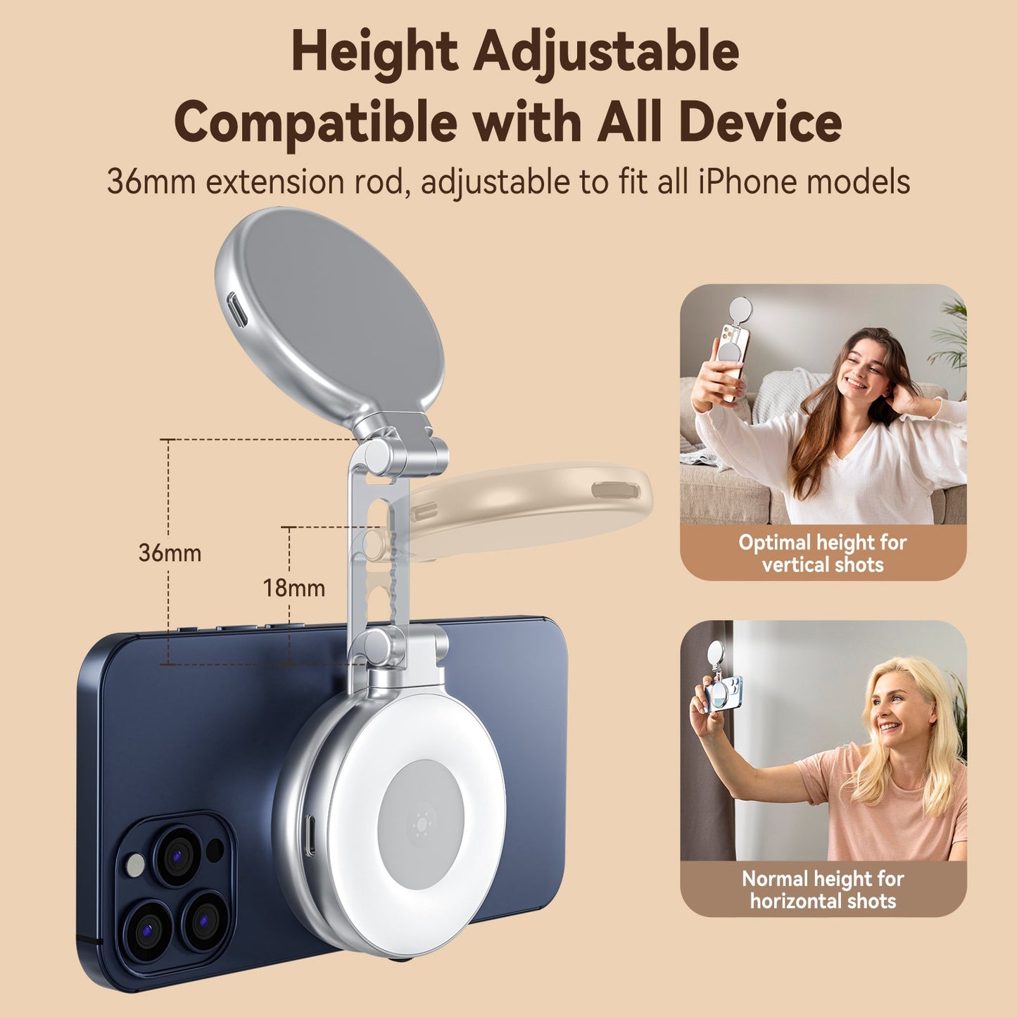 LUMEA - Magnetic Selfie Ring Light