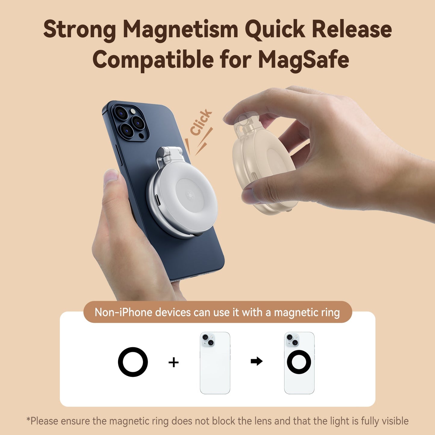 LUMEA - Magnetic Selfie Ring Light