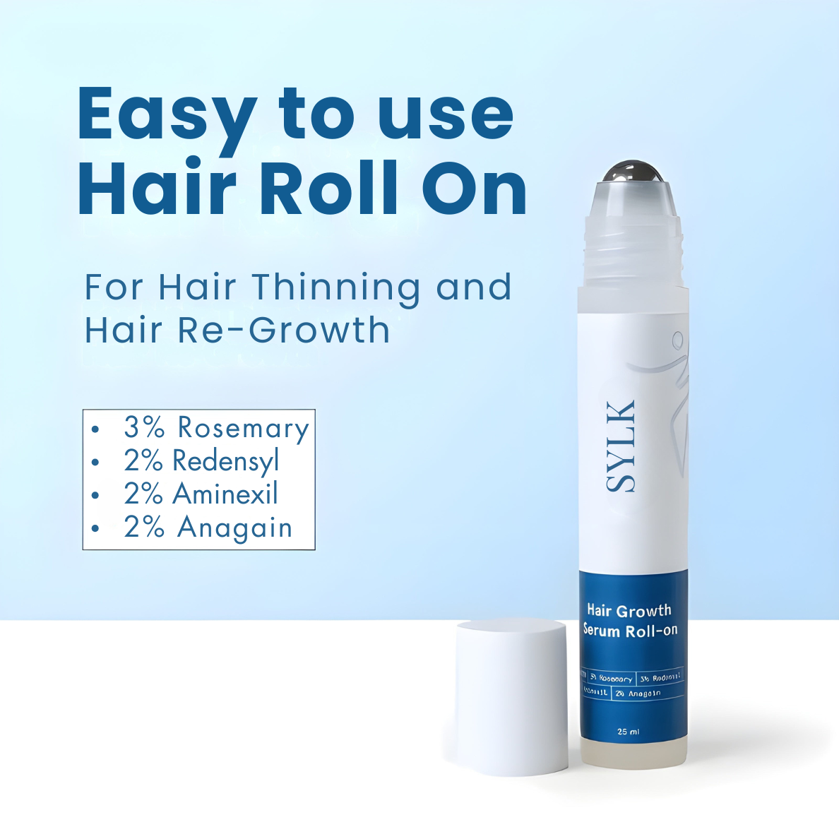 RootReclaim™ – Hair Growth Serum Roll-On
