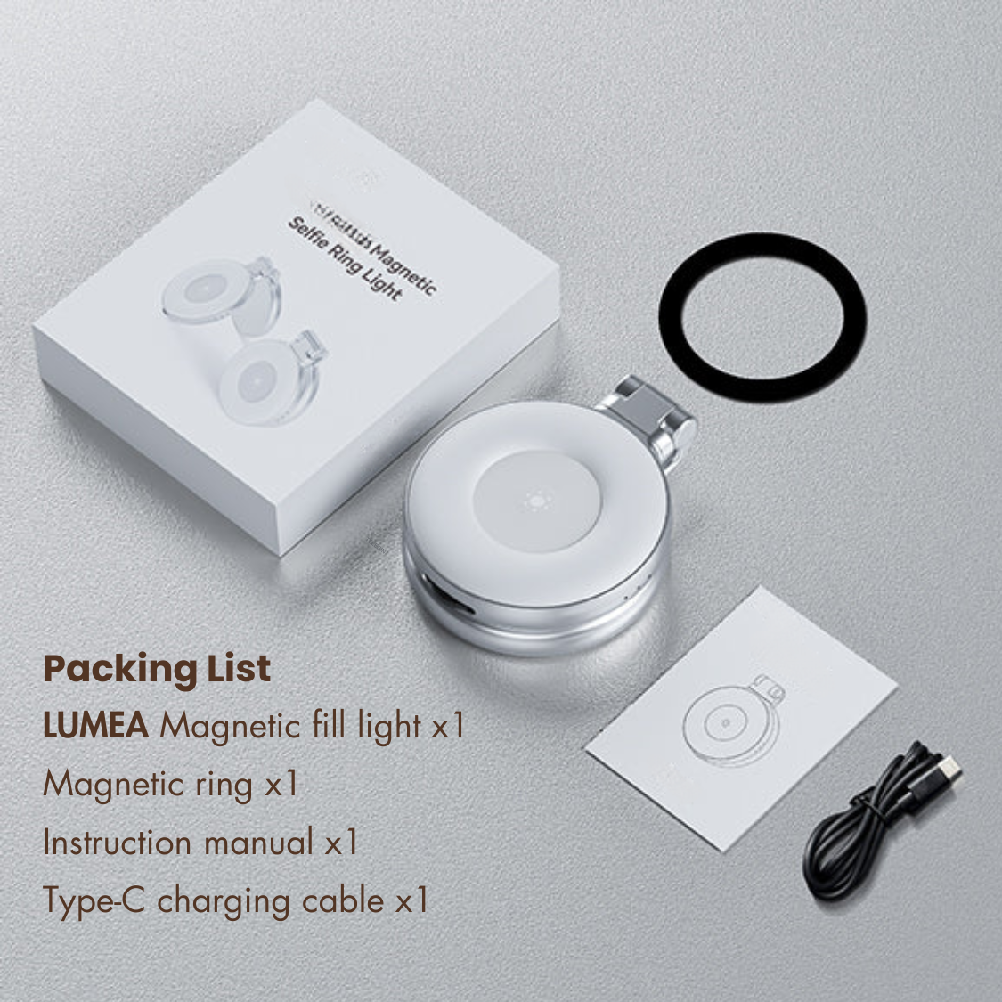 LUMEA - Magnetic Selfie Ring Light