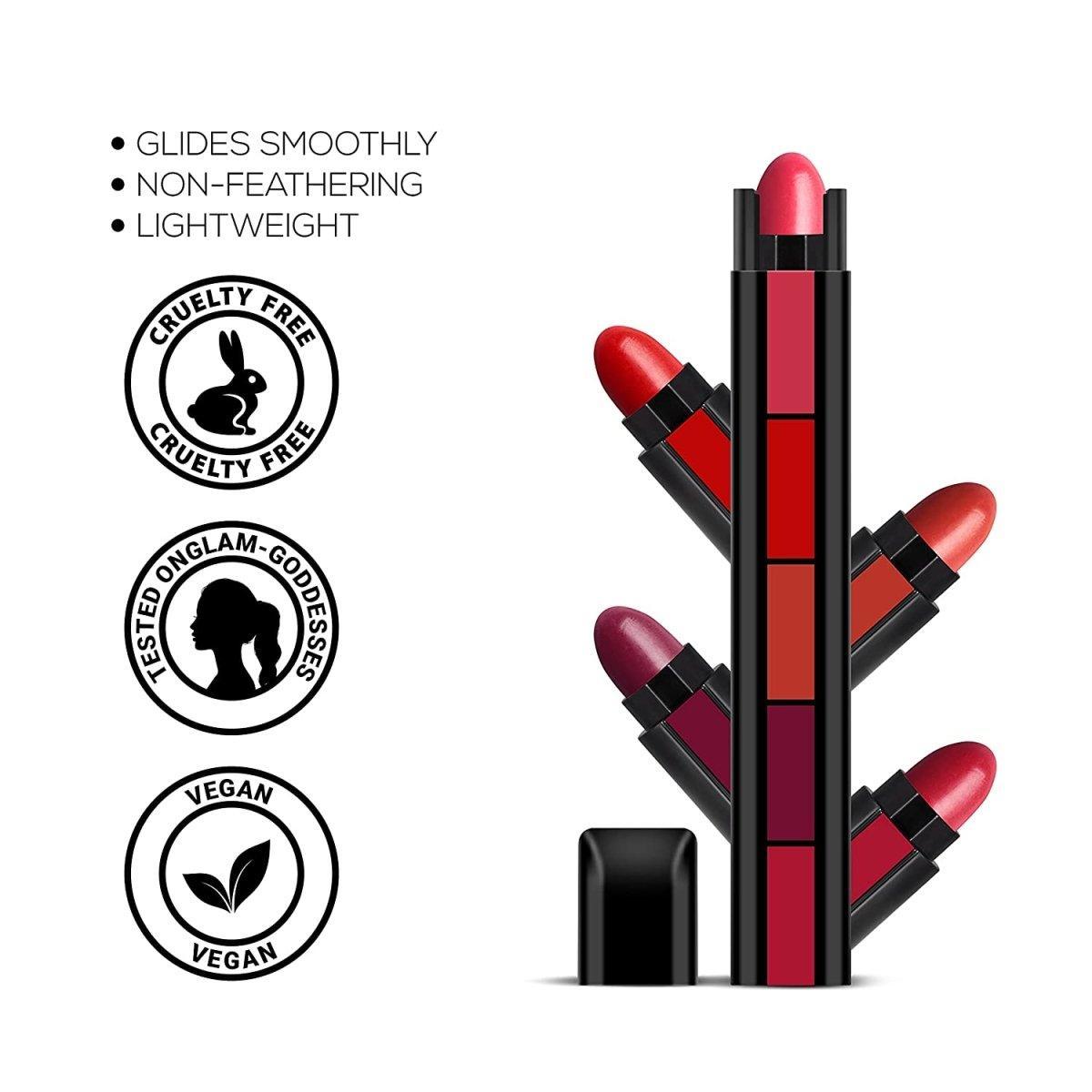 ShadeSwitch™ - 5 in 1 Lipstick