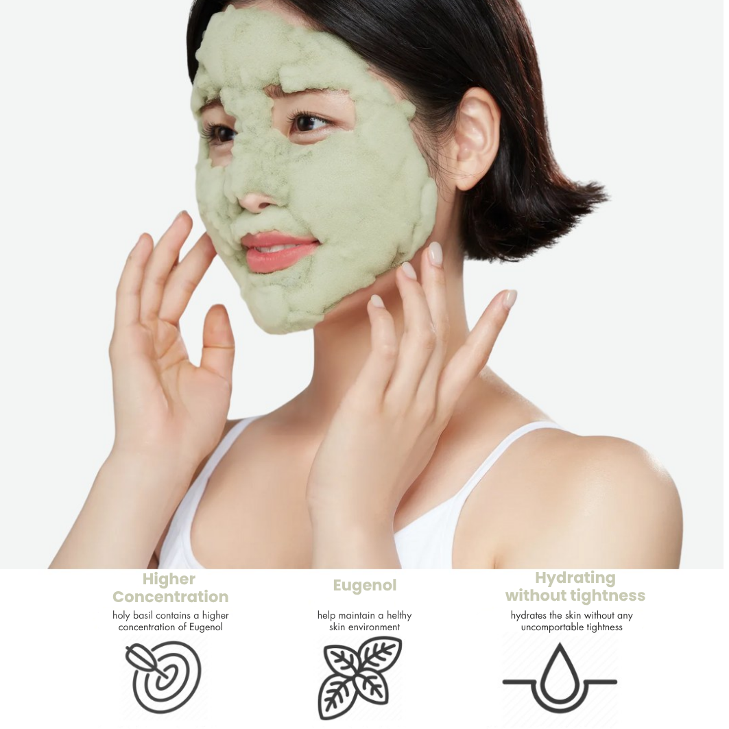 Holy Basil Bubble Deep Mask
