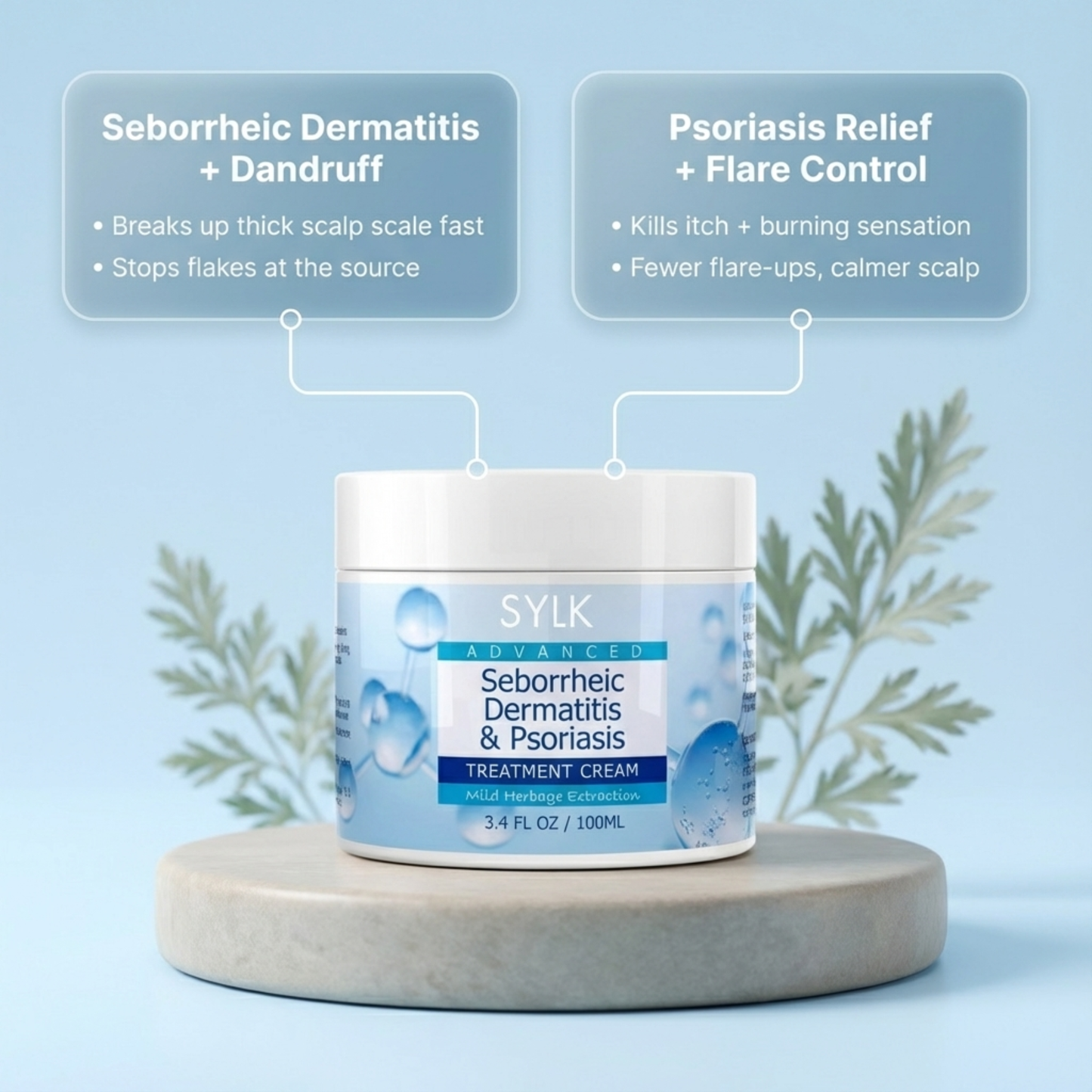 CalmDerm - Stop the itch. Stop the flakes. Feel normal again.