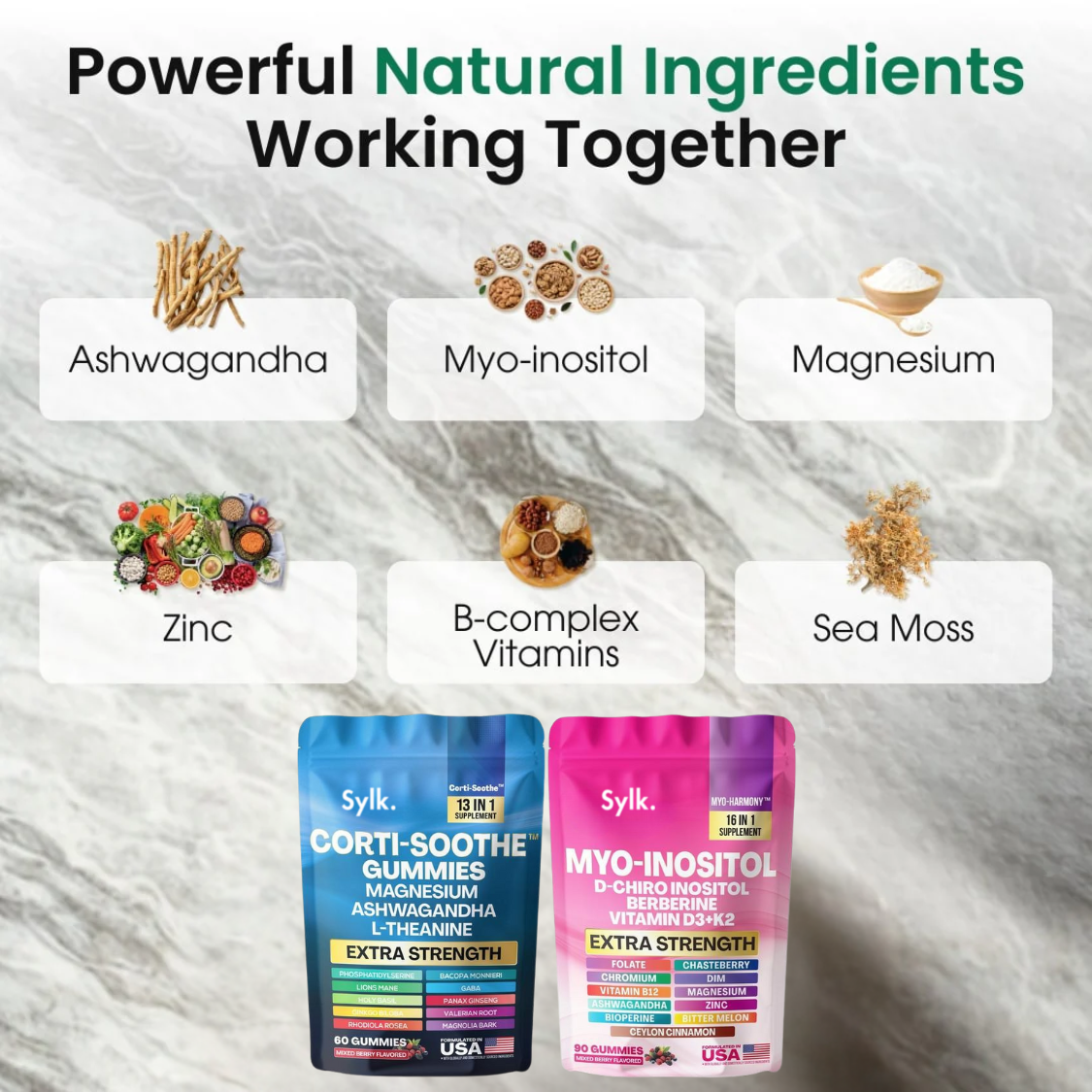 Corti-Soothe & Myo-Inositol Gummies Bundle