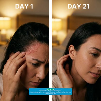 CalmDerm - Stop the itch. Stop the flakes. Feel normal again.