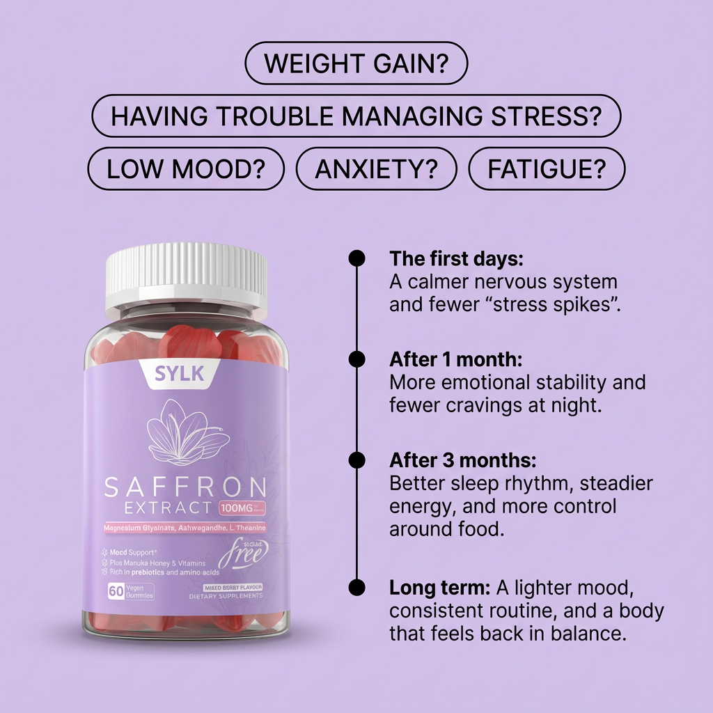 SaffraCalm Gummies - Works in 30 minutes