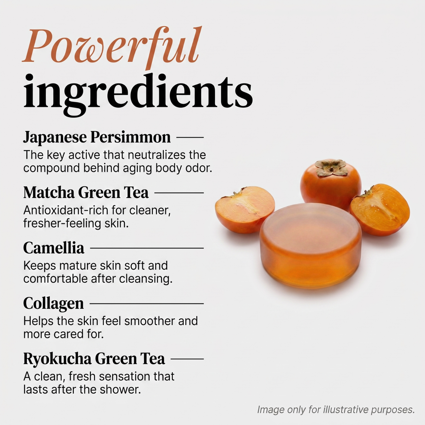 Original Japanese Persimmon Soap