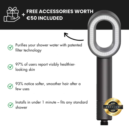 PureFlow – The Spa Shower That Filters, Softens & Rejuvenates