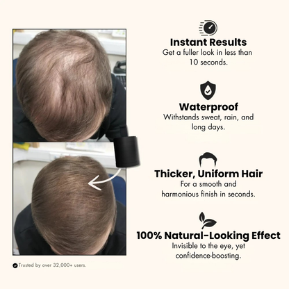 HairCover™ - Instant Hair Density in 10 Seconds