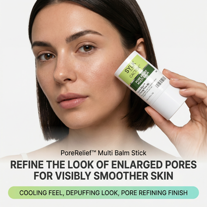PoreRelief™ - Refines the look of pores and de puffs in 30 seconds