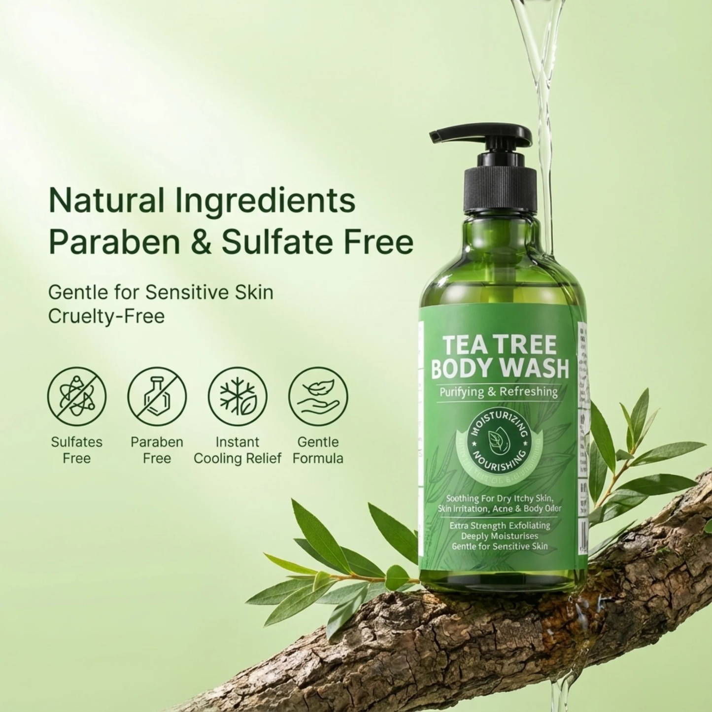 Tea Tree Antifungal Body Wash