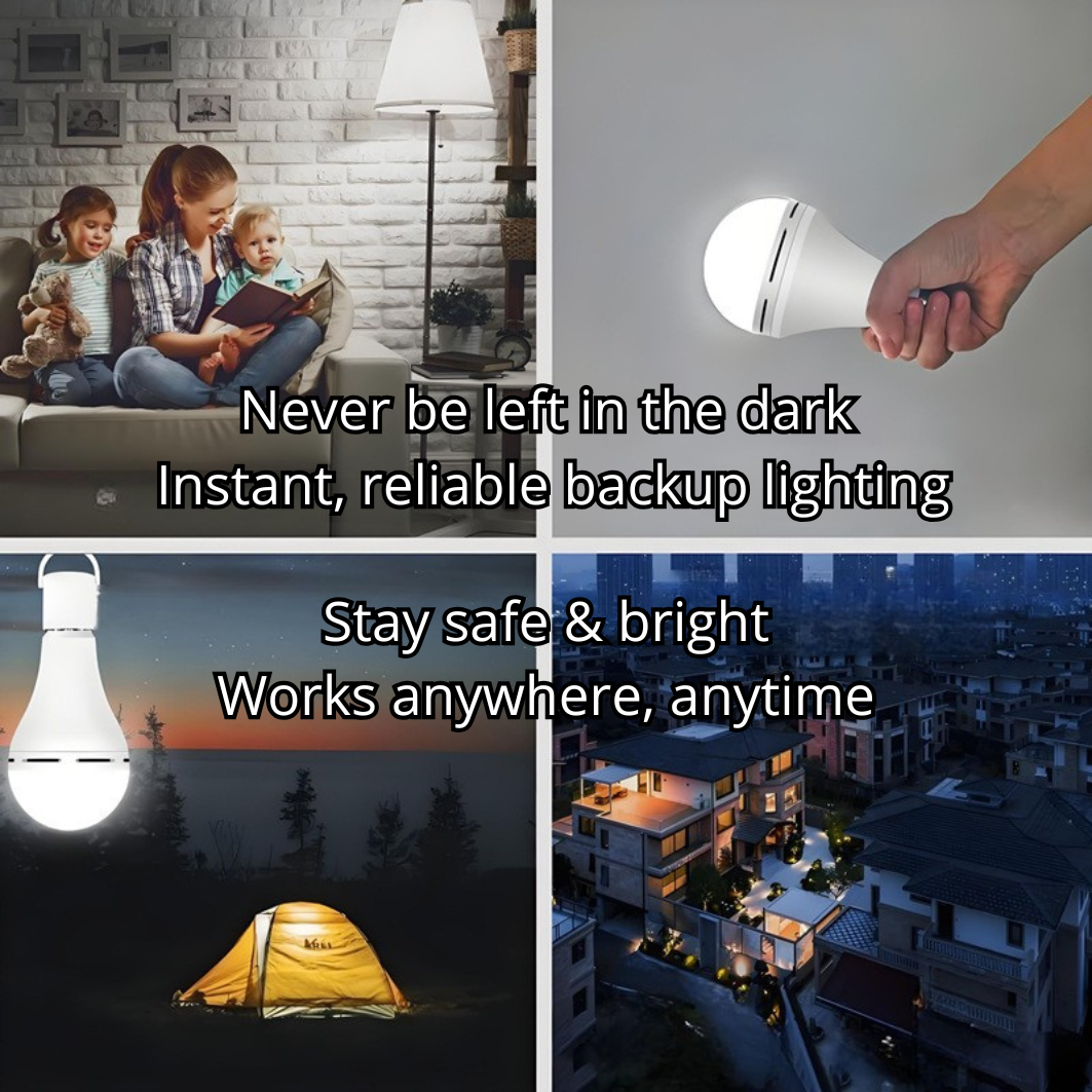 Emergency Rechargeable Light Bulbs – Light When You Need It
