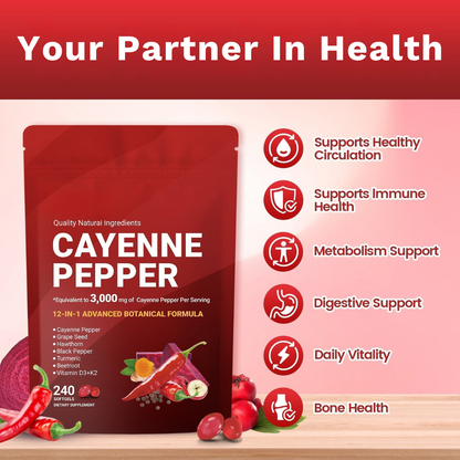 Cayenne Pepper Softgels Supplement