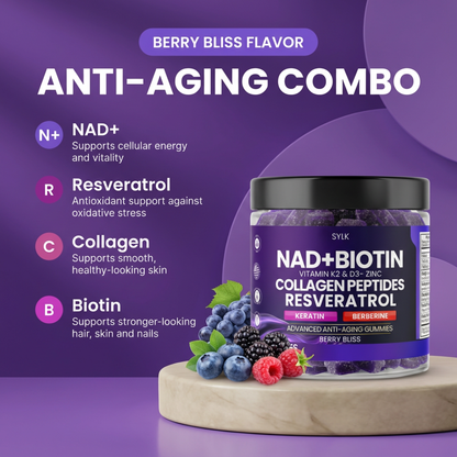 Hair Skin Nails+ Gummies 9-in-1