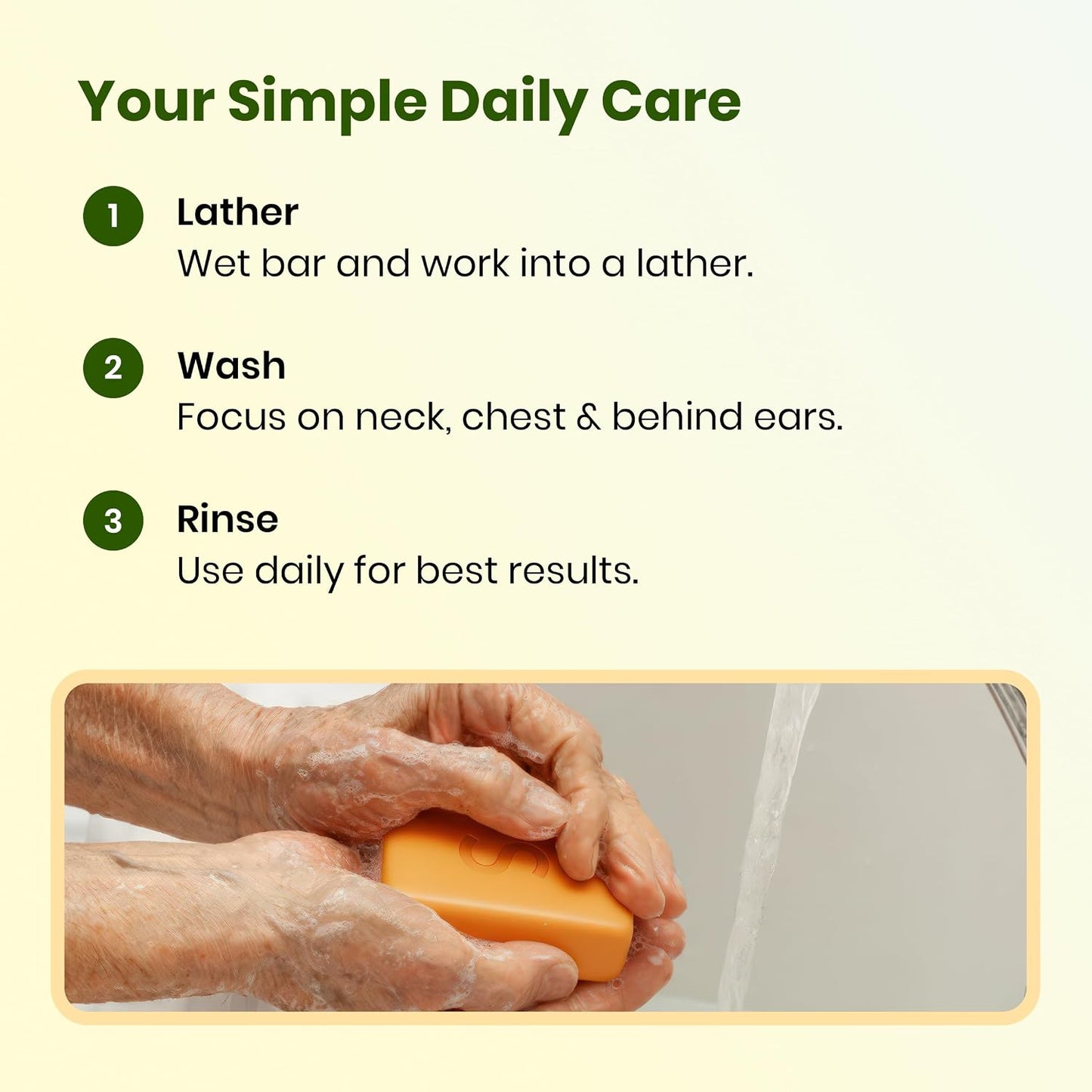 Japanese Persimmon Soap | Body Odor Bar - Old People Smell Cleanser, 2 Pack