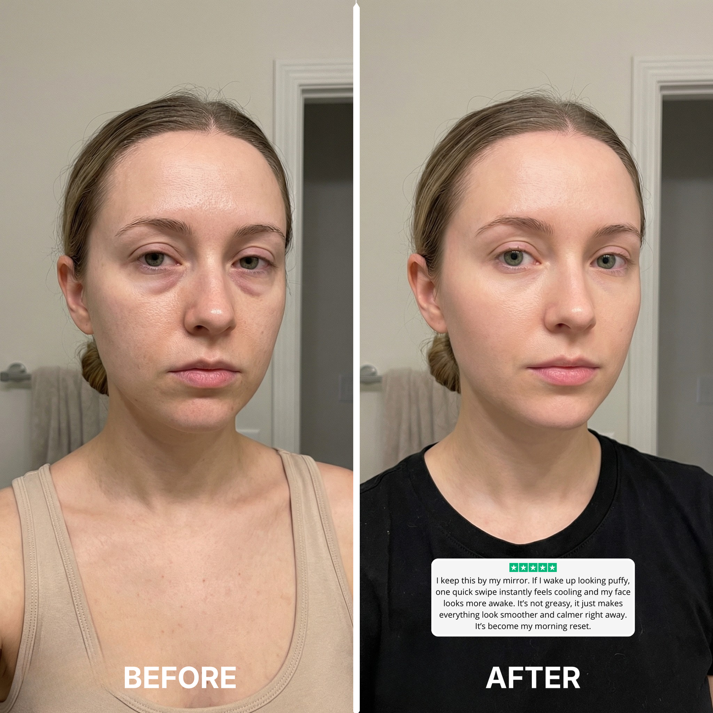 PoreRelief™ - Refines the look of pores and de puffs in 30 seconds