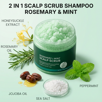 RootReset Rosemary & Mint Scalp Scrub
