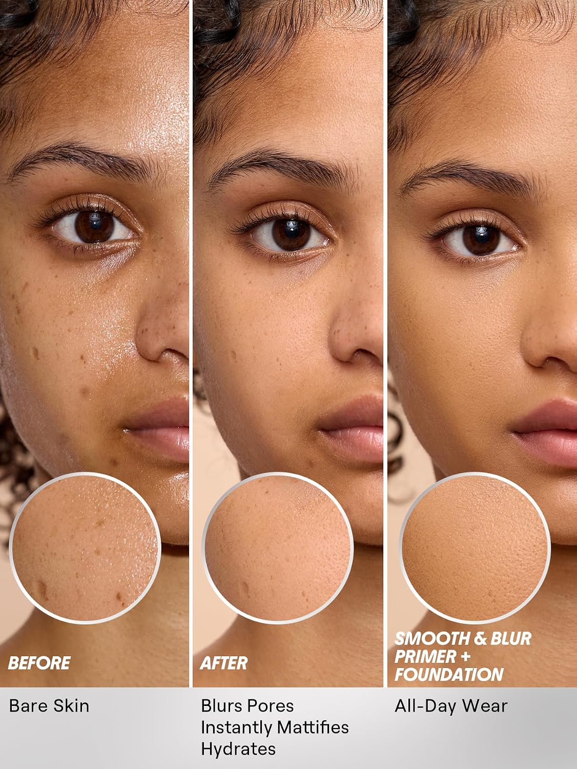 SHEGLAM Camera On Smooth & Blur Primer Mattifying Makeup Base Primer for Smoothing Skin