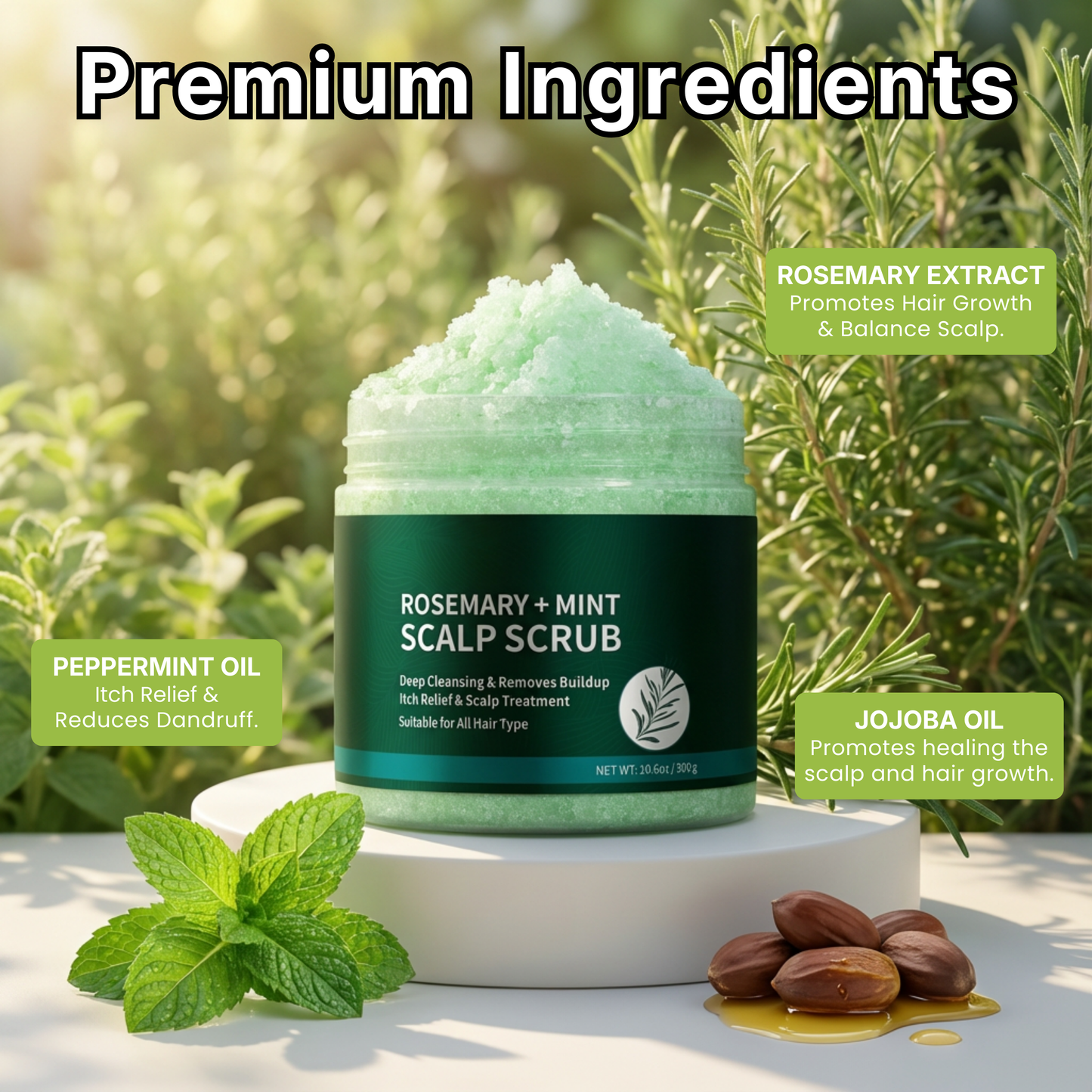 RootReset Rosemary & Mint Scalp Scrub