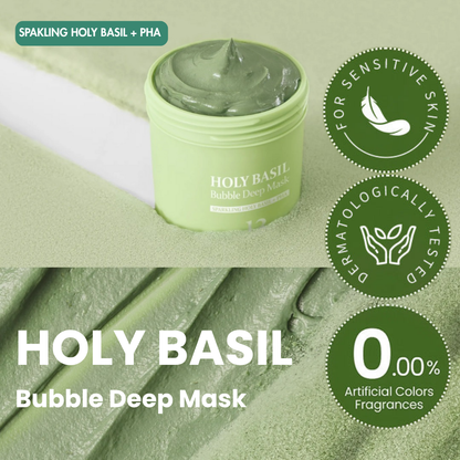 Holy Basil Bubble Deep Mask