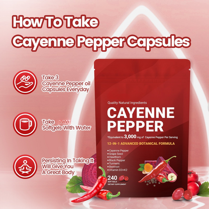 Cayenne Pepper Softgels Supplement