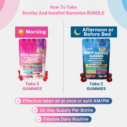 Corti-Soothe & Myo-Inositol Gummies Bundle