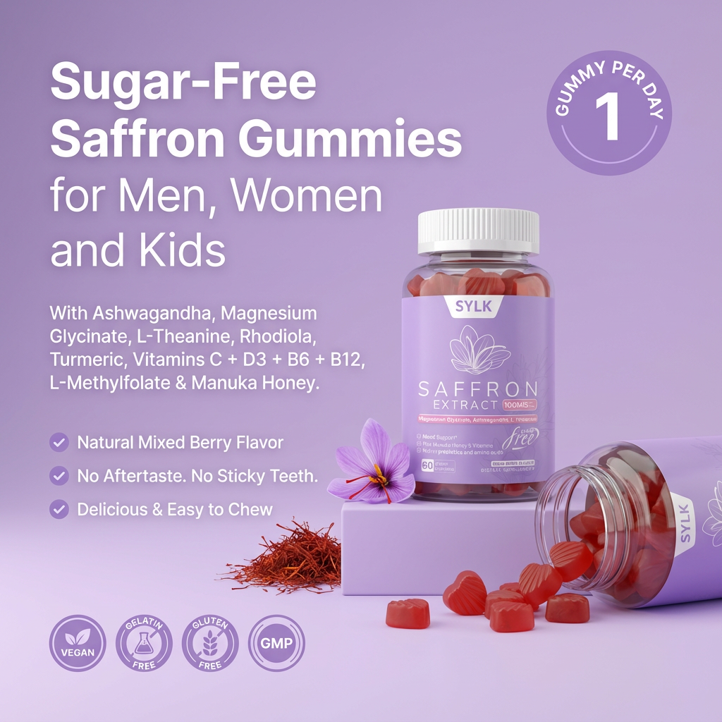 SaffraCalm Gummies - Works in 30 minutes