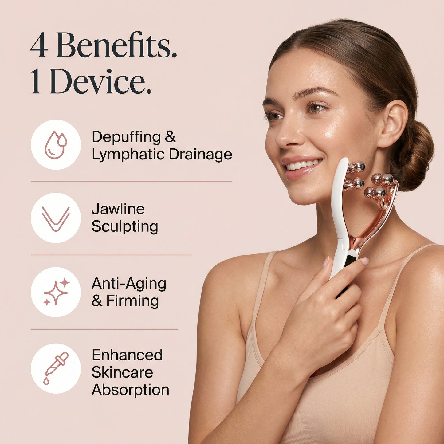 V-Face Massager - Wake up refreshed, defined, and confident.