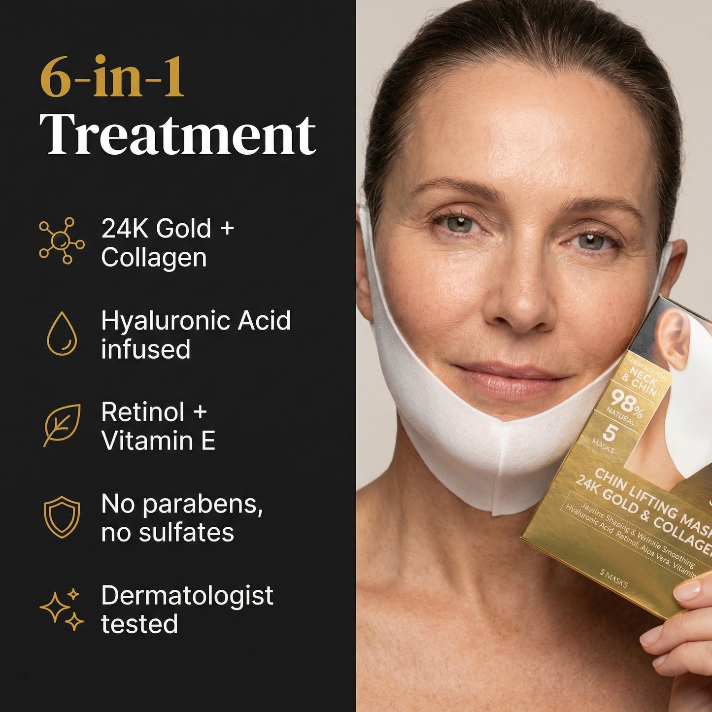 JAWLIFT® Mask — Sculpt the jawline in 30 min