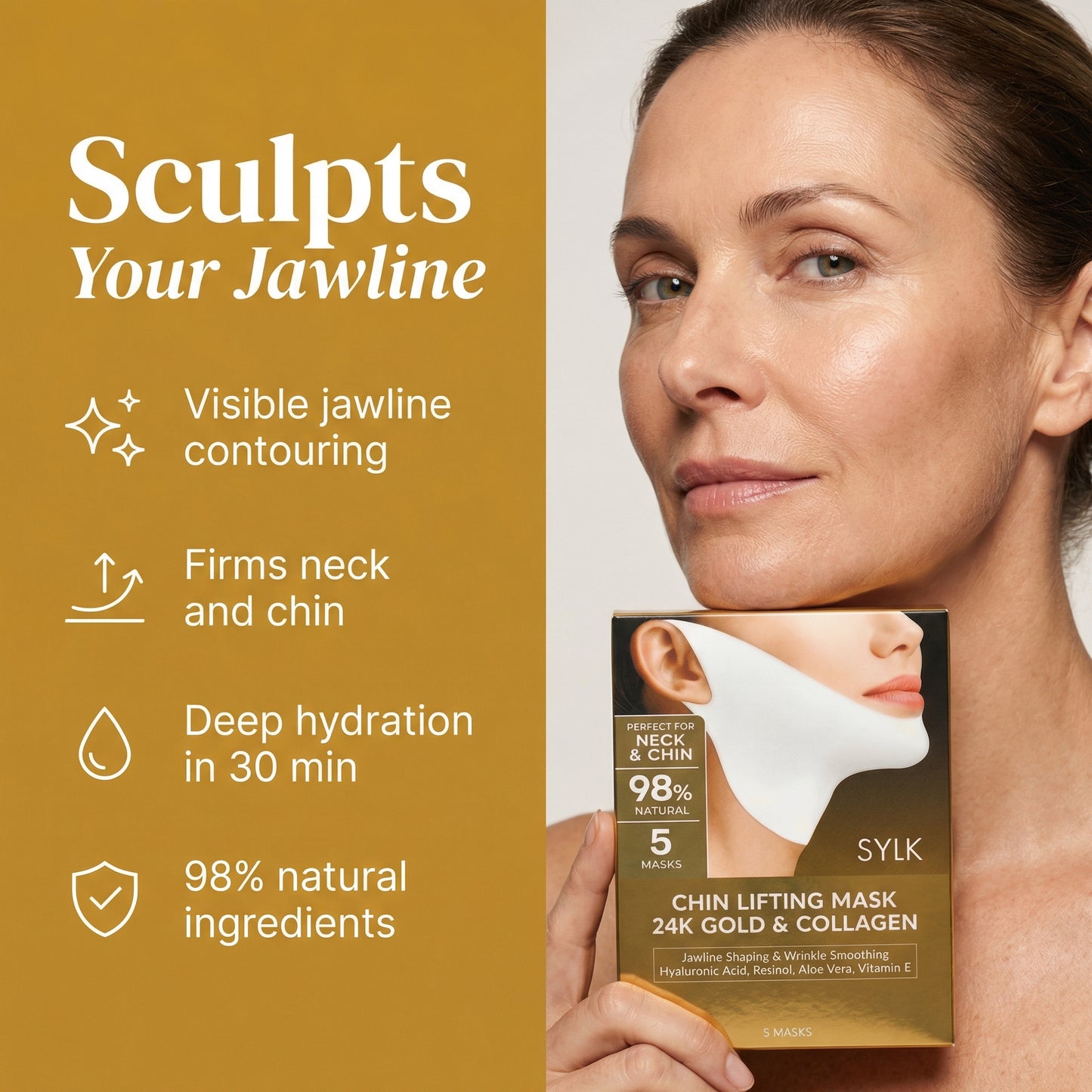 JAWLIFT® Mask — Sculpt the jawline in 30 min