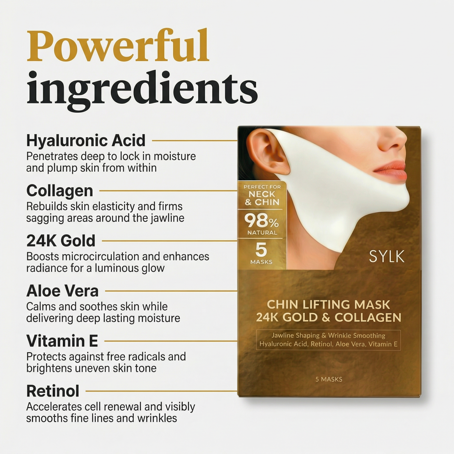 JAWLIFT® Mask — Sculpt the jawline in 30 min